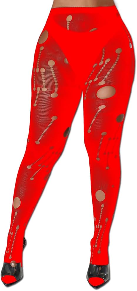 Xiusemy Women Sexy Tights Fishnet Stockings Patterned Tights Thigh-High Black Socks Lace Leggings Pantyhose